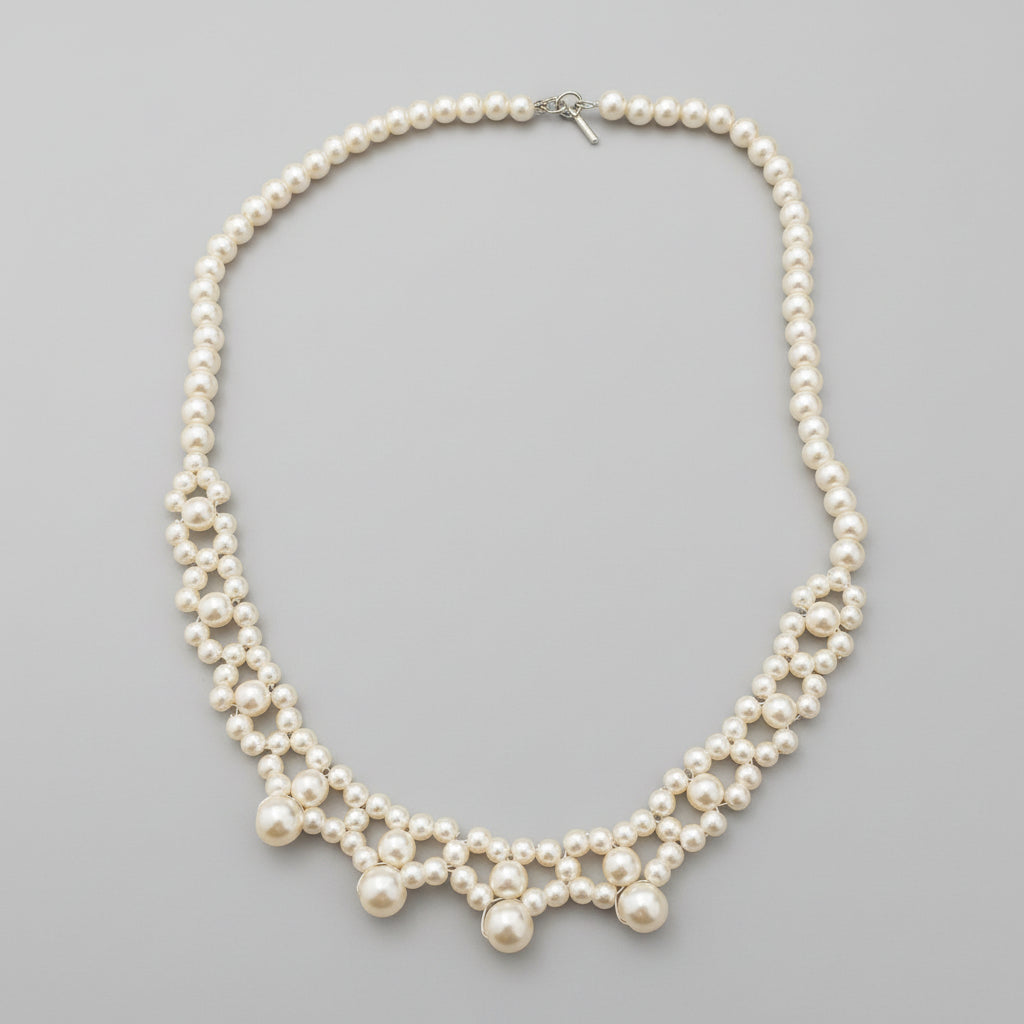 Collier mariée détail