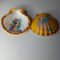 Coquillage Décoratif Artisanal — Motif Licorne & Chat
