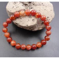Bracelet en Cornaline Naturelle 6mm - Unisexe