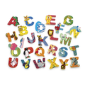 Grandes lettres alphabets bois Animaux