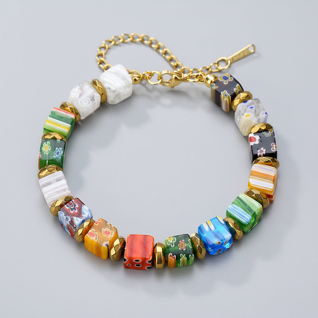 Bracelet Murano - composition détail