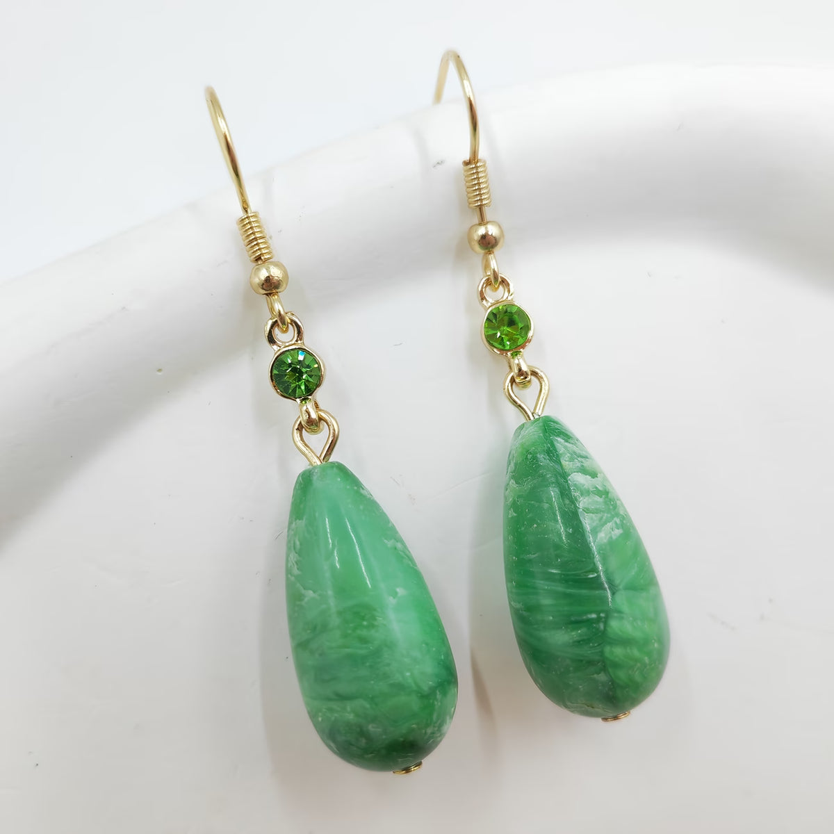 Parure Jade - Collier 44cm + Bracelet sur mesure + Boucles d'Oreilles