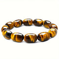 Bracelet en Œil de Tigre Naturel 6mm - Unisexe