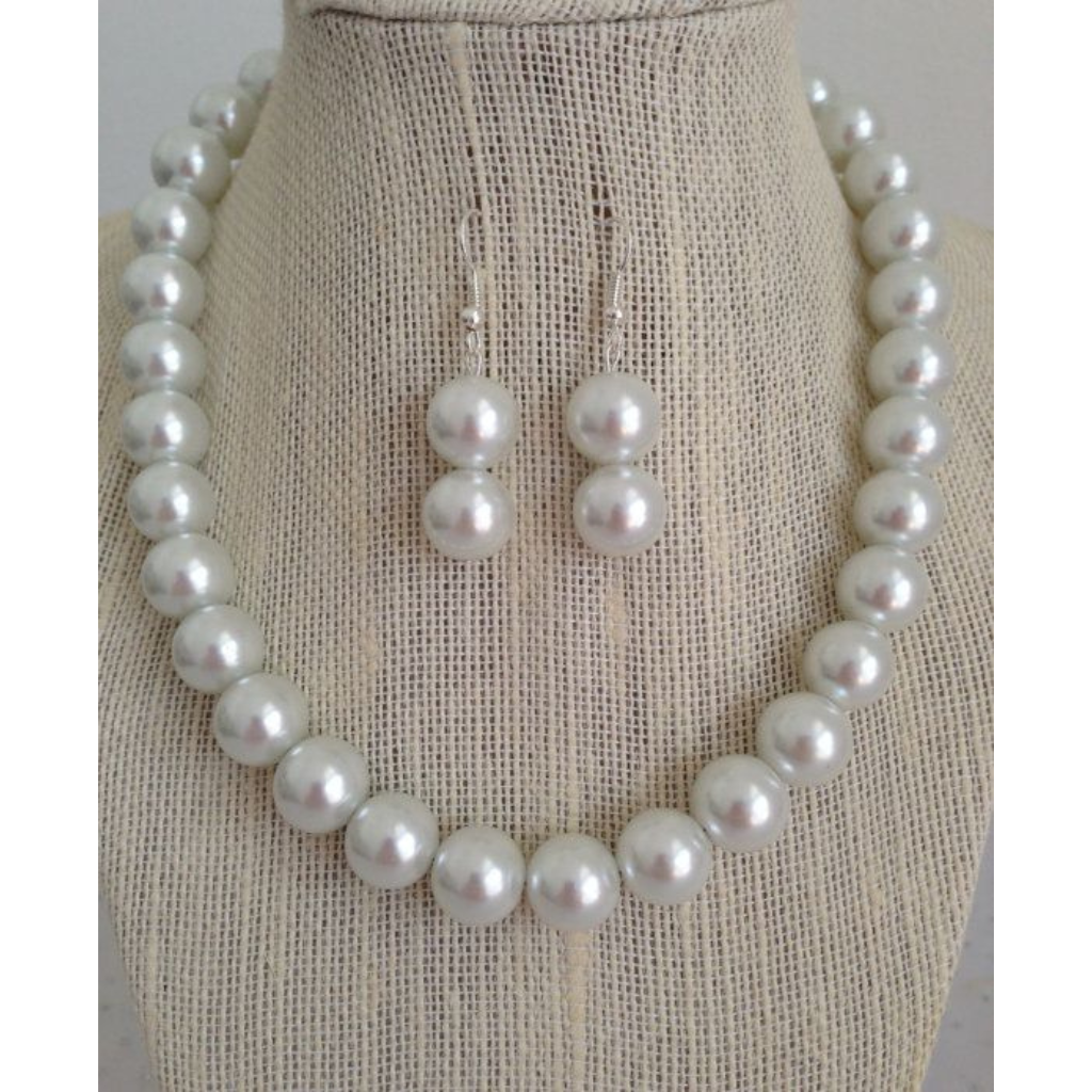 Parure de mariée blanche 
