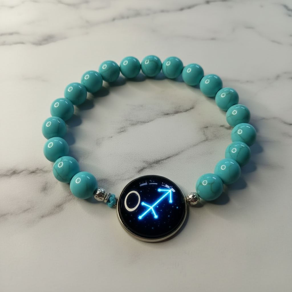 Bracelet Turquoise Sagittaire élastique