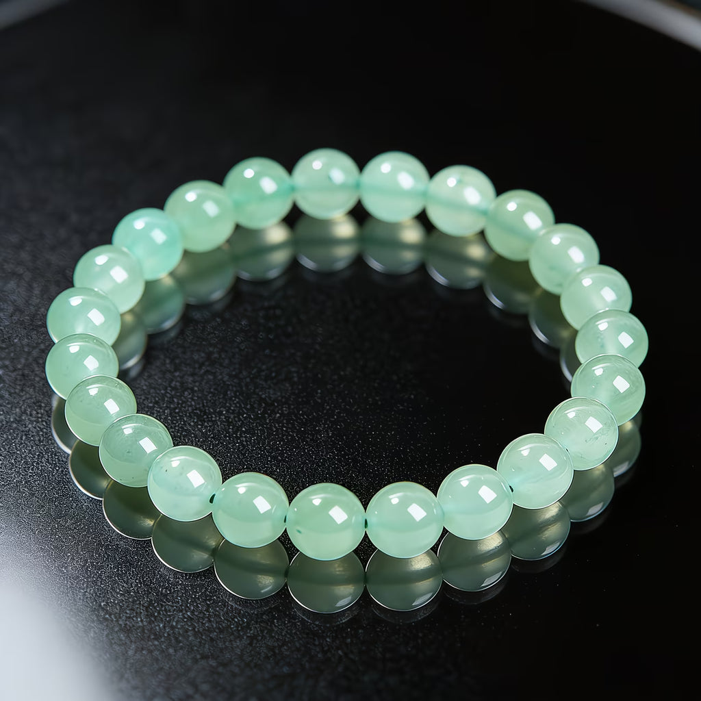 Bracelet en Aventurine Verte Naturelle 6mm - Unisexe