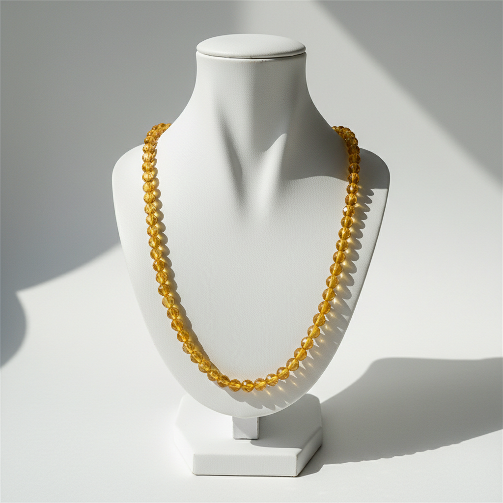 Citrine sur présentoir