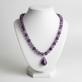 Collier Améthyste perles rondes
