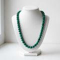 Collier Malachite perles rondes