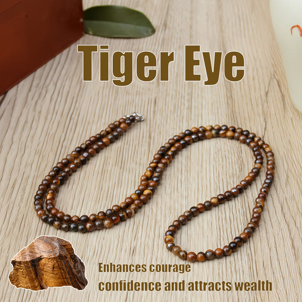 collier_Oeil_de_tigre_4_mm marron