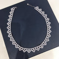 Parure mariée éternelle - collier perles blanches 48cm