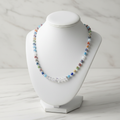 Collier Murano 6mm – Perles de Verre Multicolores Ronde ou Carrée