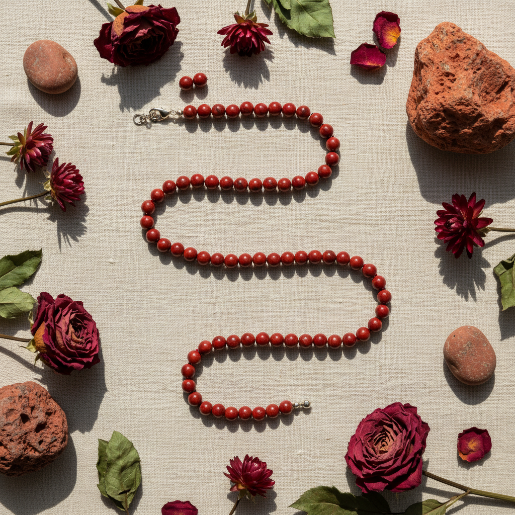 Howlite Rouge composition artistique