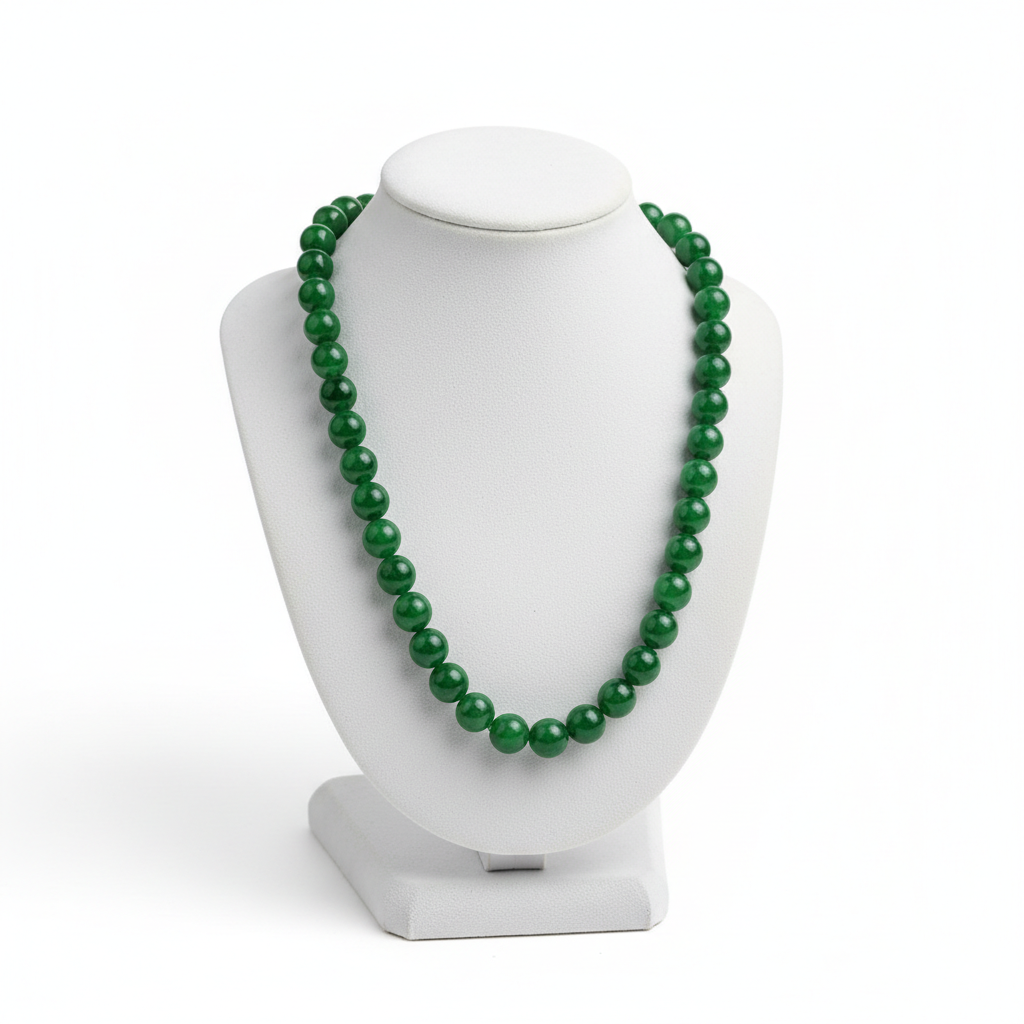 Jade sur présentoir un seul rang