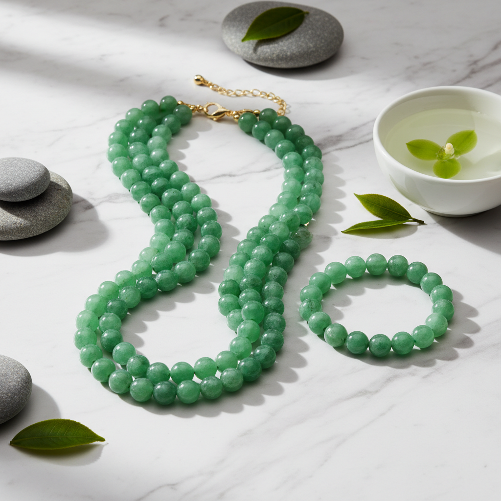 Parure Aventurine