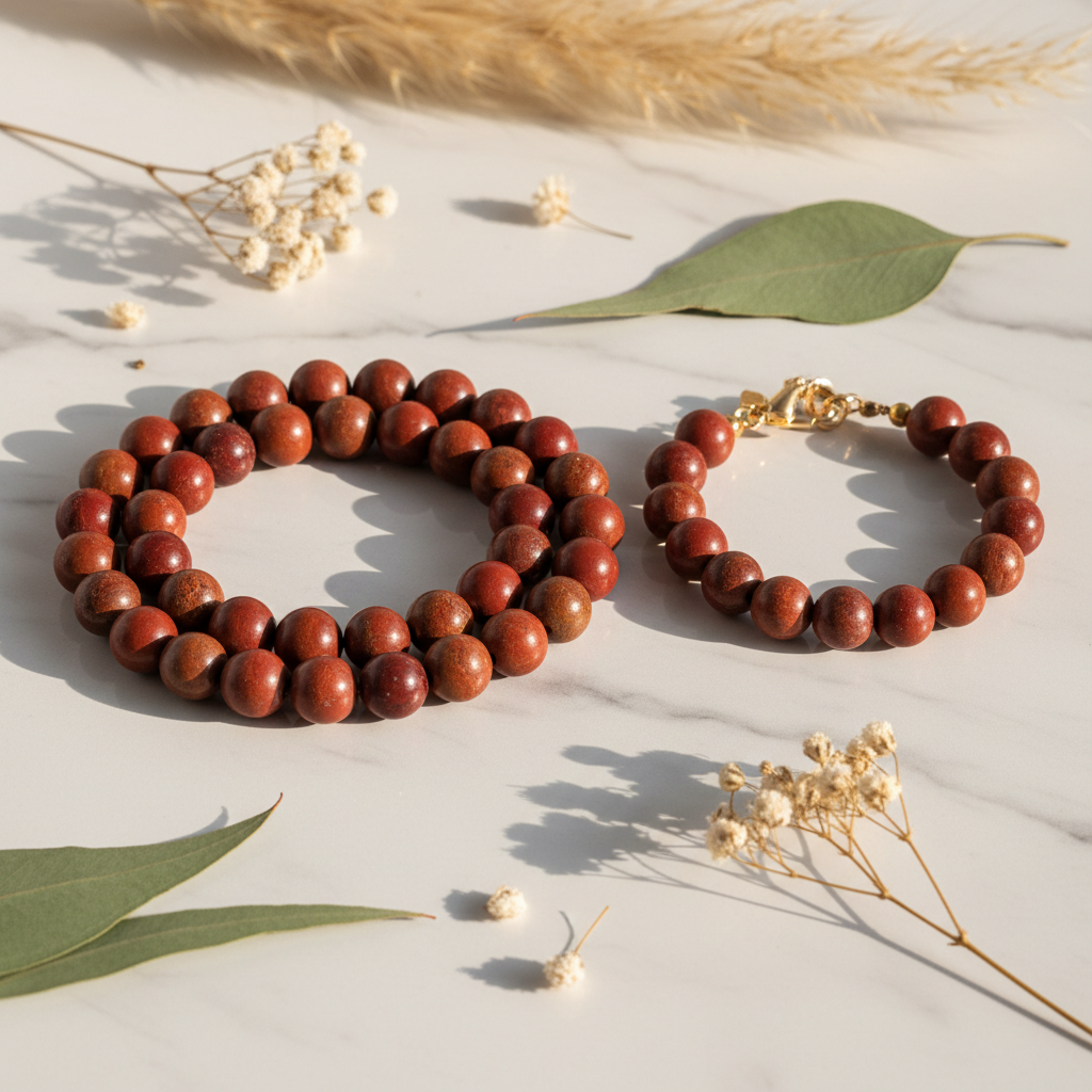 Parure Jaspe Rouge