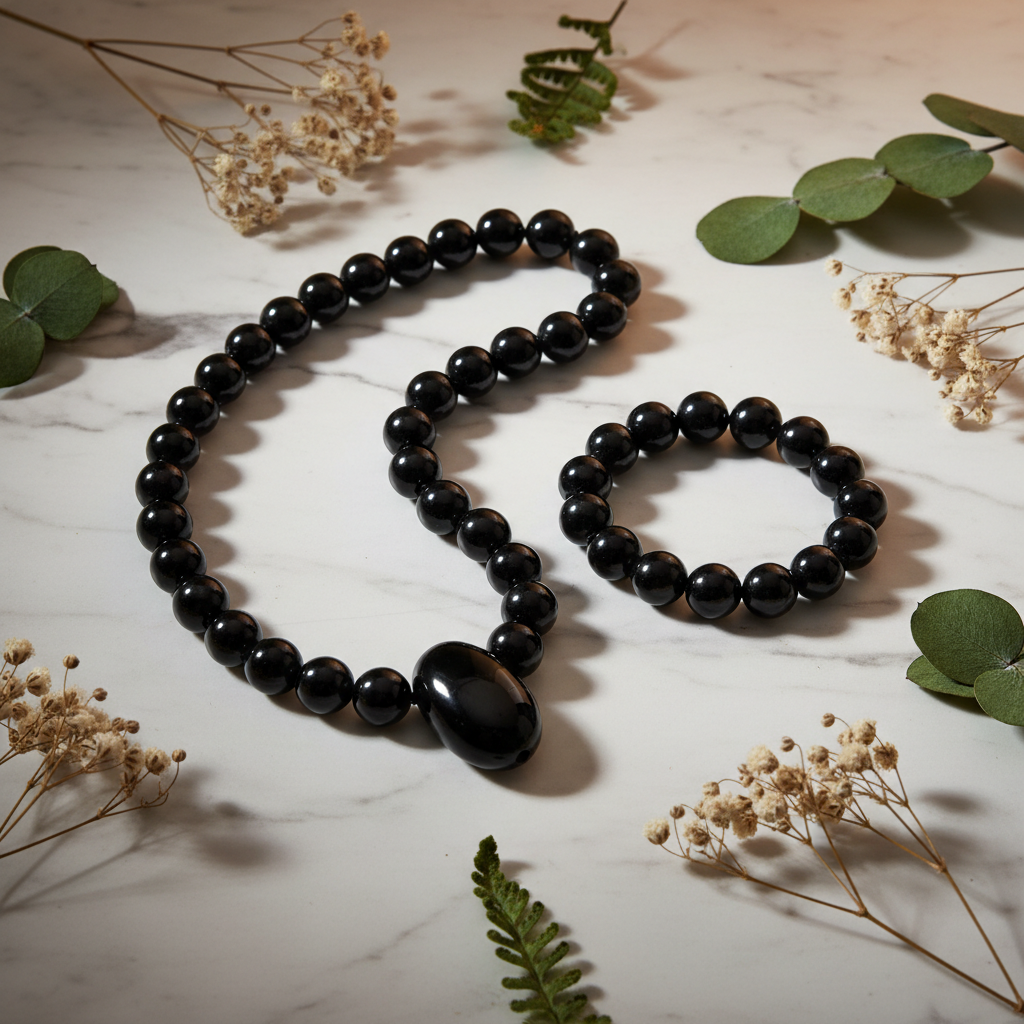 Parure Obsidienne