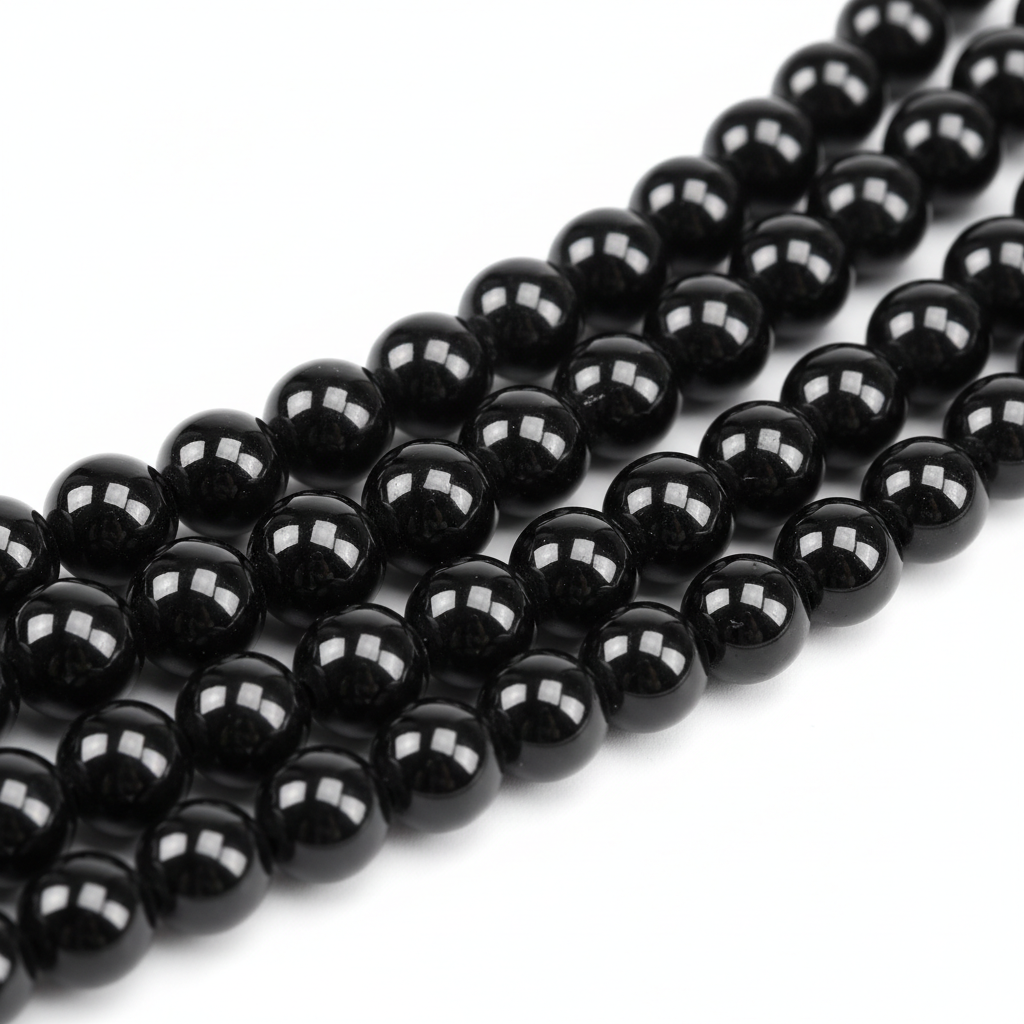 Perles Obsidienne Noire