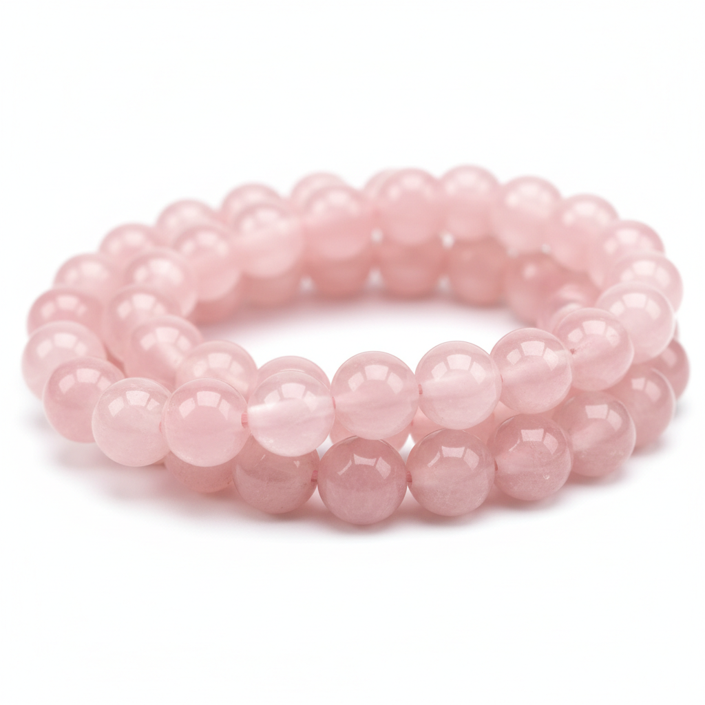 Perles Quartz Rose